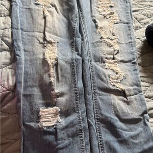Never been worn Wall Flower Distressed Light Blue Jeans
